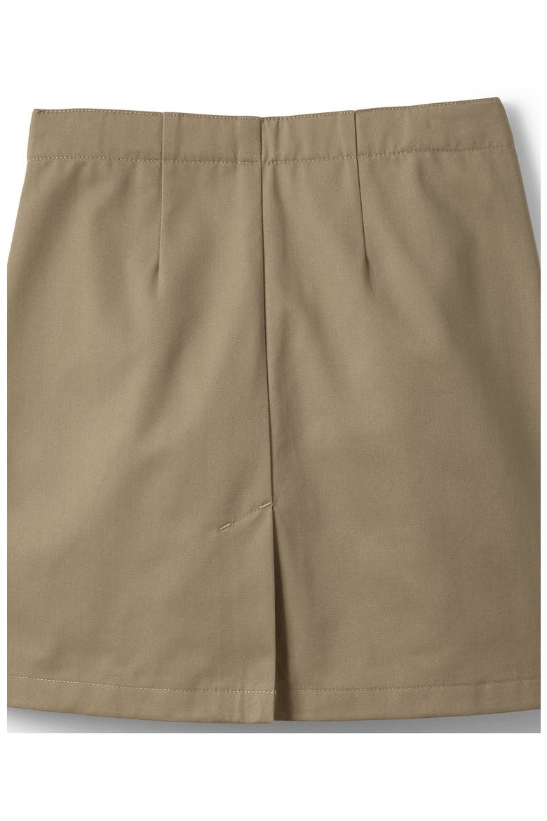 School Uniform Girls Blend Chino Skort Above Knee, Alternate, color, Khaki
