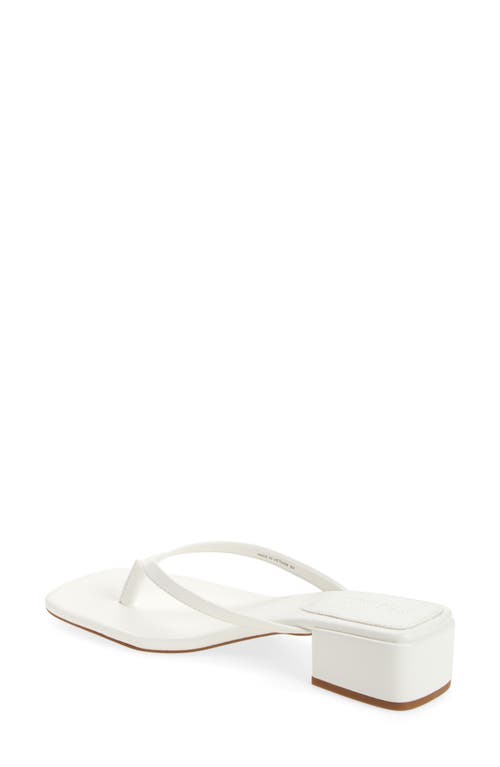 Steve Madden Caribbean Flip Flop In White