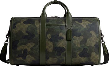 COACH Gotham Signature Camo Coated Canvas Duffle Bag Nordstrom