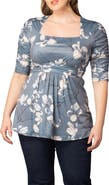 Kiyonna Solstice Ruched Sleeve Top