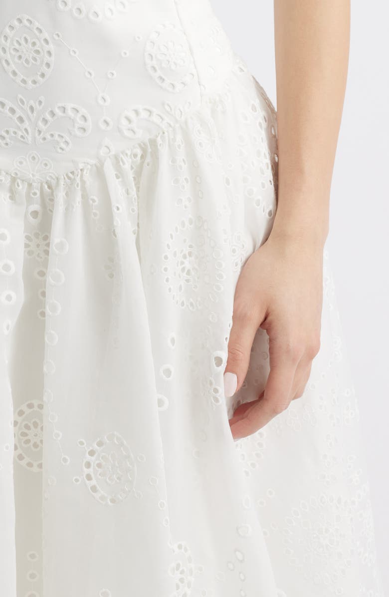 LIKELY Breena Eyelet Midi Sundress, Alternate, color,