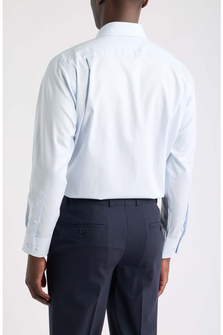 Traditional Fit Plaid Shirt, Alternate, color, BLUE- PINK VITORIO PLAID