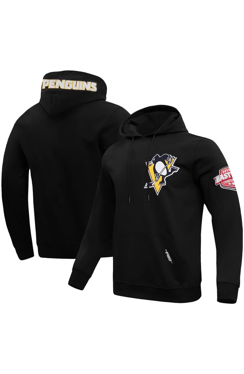 PRO STANDARD Men's Pro Standard Black Pittsburgh Penguins Classic Pullover Hoodie, Main, color, Black