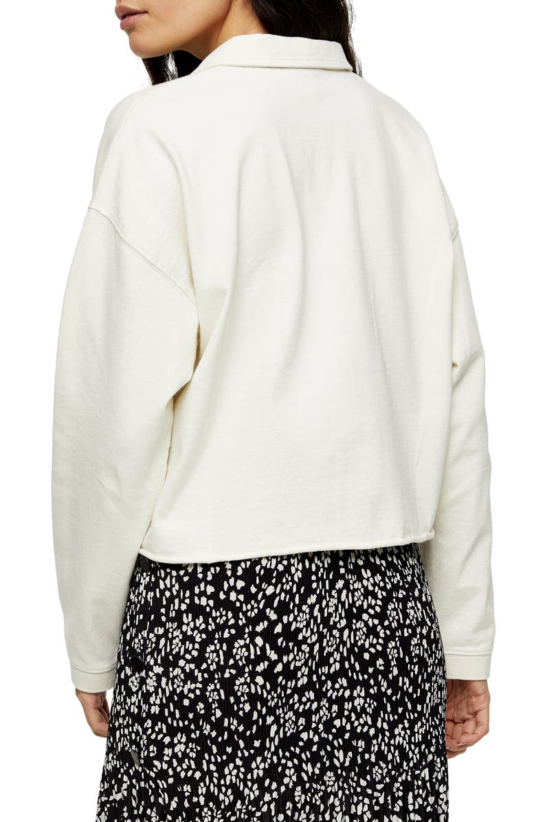 Topshop Tigers Rugby Polo Shirt, Alternate, color, 