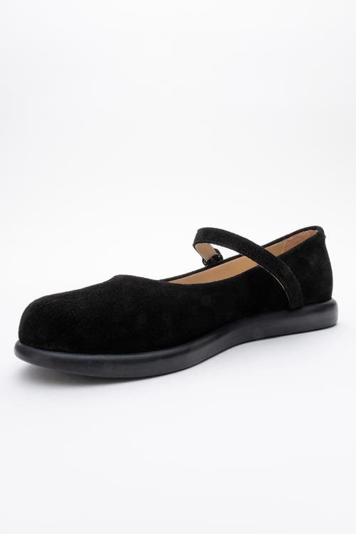 Forever & Always Shoes Anisa Leather Strap Flat