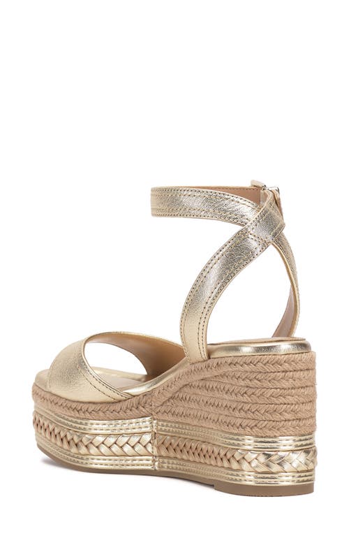 VINCE CAMUTO VINCE CAMUTO LILLA ANKLE STRAP PLATFORM WEDGE