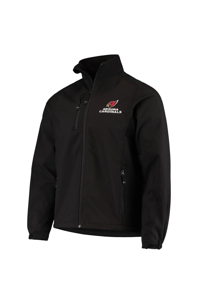 DUNBROOKE Men's Dunbrooke Black Arizona Cardinals Circle Softshell Fleece Full-Zip Jacket, Alternate, color, Black