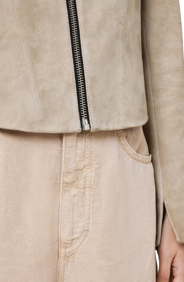 AllSaints Sadler Suede Jacket, Alternate, color, 