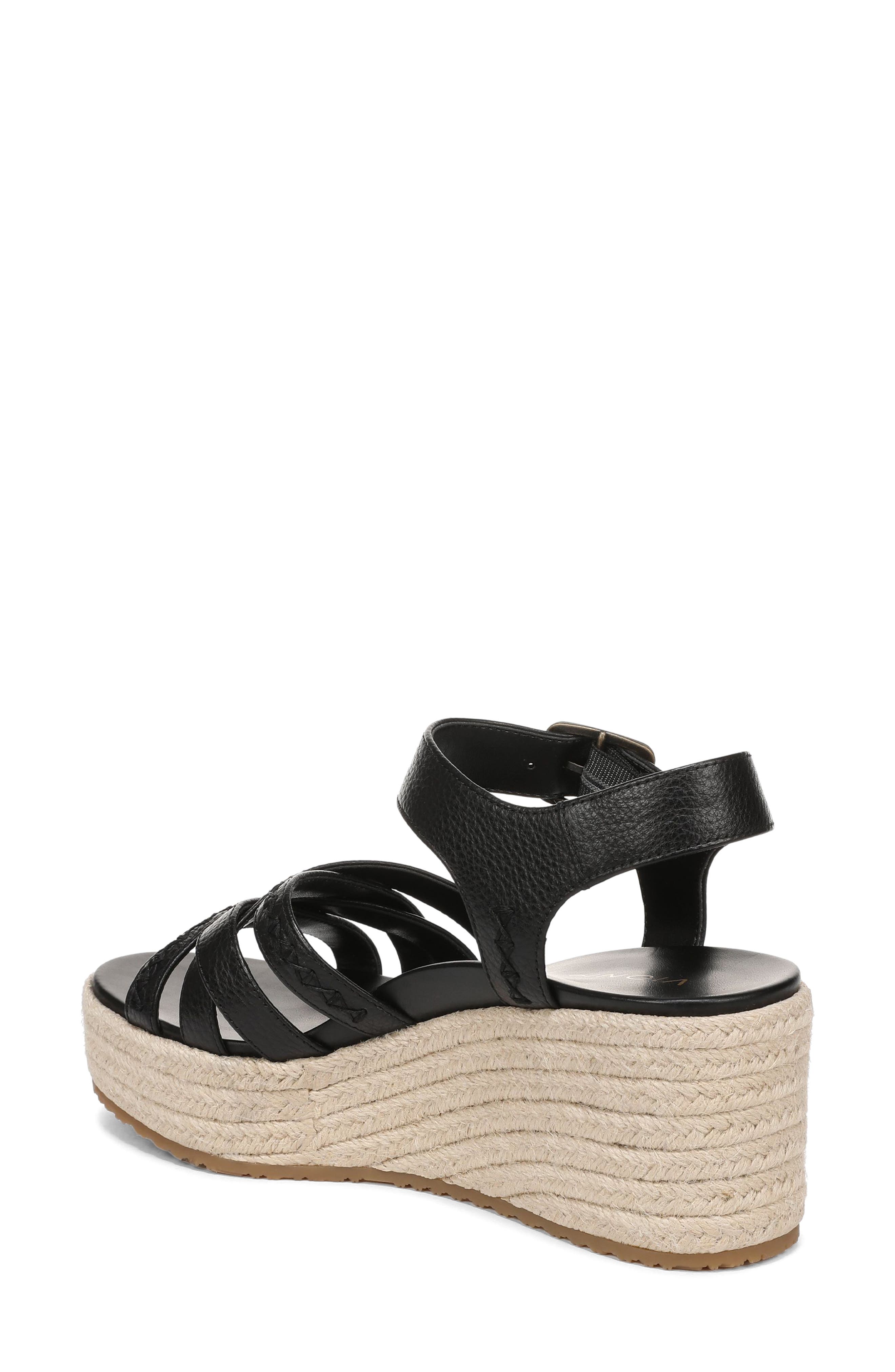 Vionic Danal Platform Wedge, Alternate, color, Black