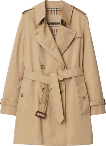 Burberry Short Kensington Heritage Trench Coat | Nordstrom
