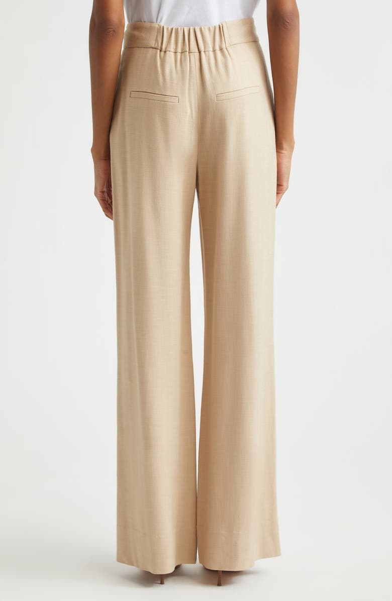 Veronica Beard Marbeau High Waist Wide Leg Pants, Alternate, color, Stone Khaki