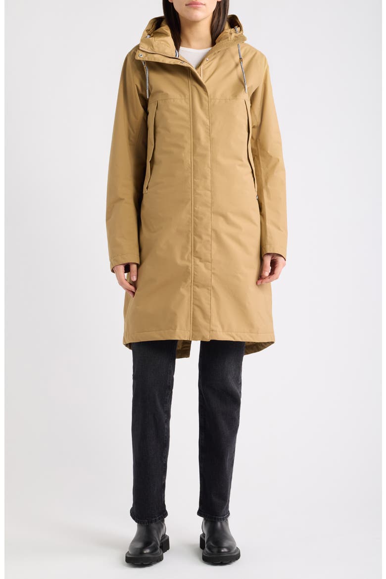 Hvaler Waterproof Insulated Raincoat, Main, color, ELMWOOD
