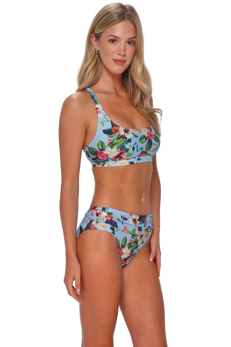 Unforgettable Bikini Swim Bottoms, Alternate, color, Budding Romance