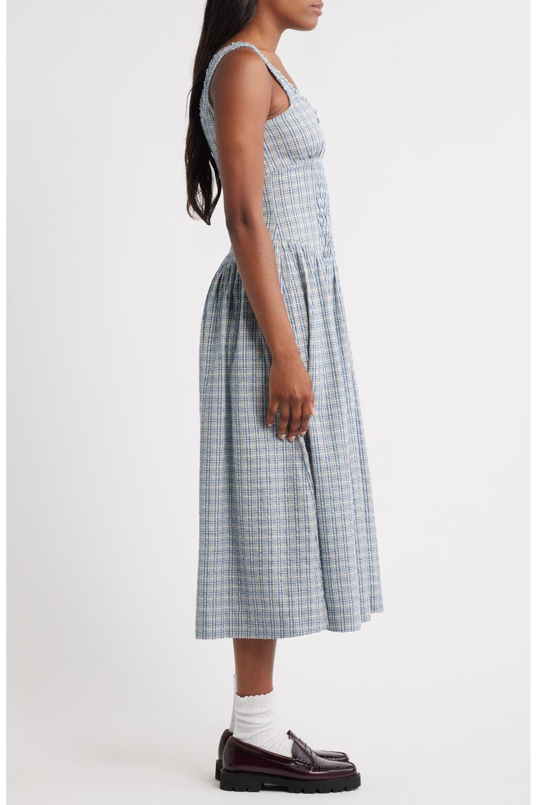 Mallory Organic Cotton Midi Sundress, Alternate, color, CLOUDY