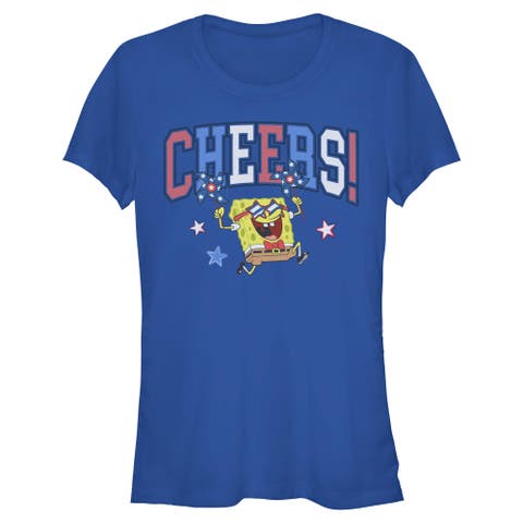 Juniors SpongeBob SquarePants Cheers Celebration T Shirt