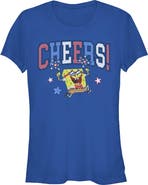 SpongeBob SquarePants Juniors SpongeBob SquarePants Cheers Celebration T Shirt