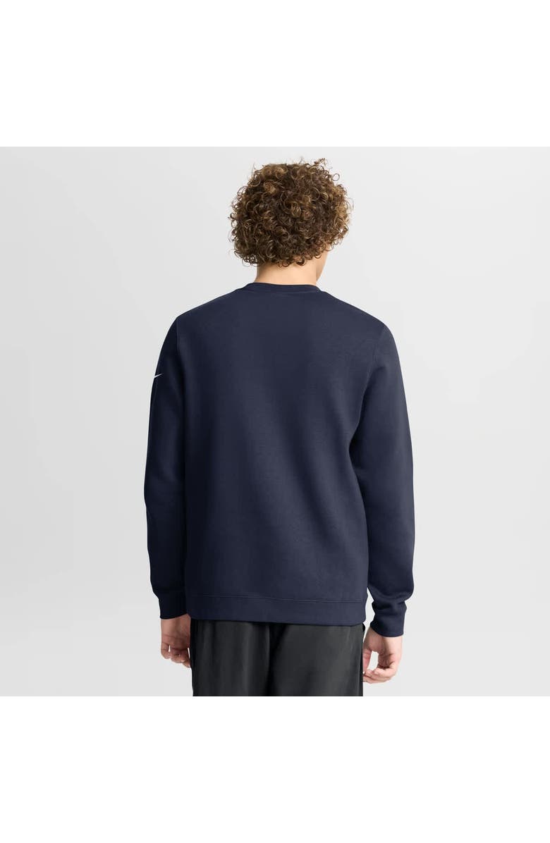 Nike Men's Nike Navy New England Patriots Primetime Club Fleece Pullover Sweatshirt, Alternate, color, Navy