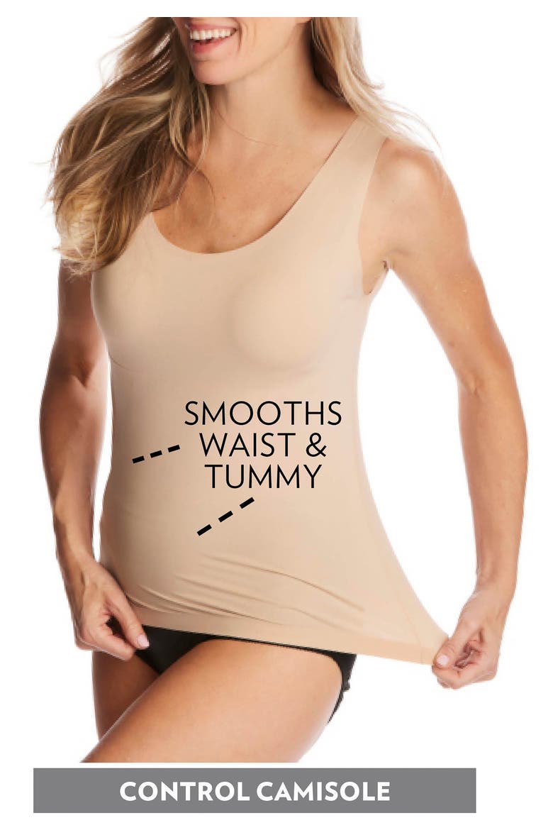 Invisible Shaper Light Control Camisole, Alternate, color, NUDE