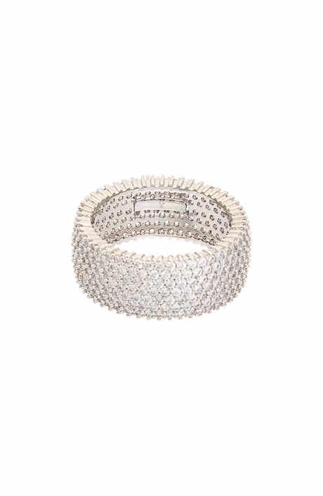 Juvell Pavé Cubic Zirconia Band Ring