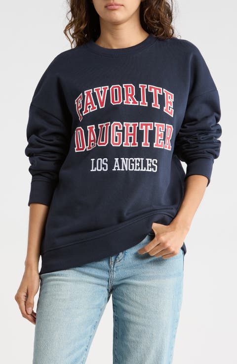 Collegiate Cotton Blend Sweatshirt