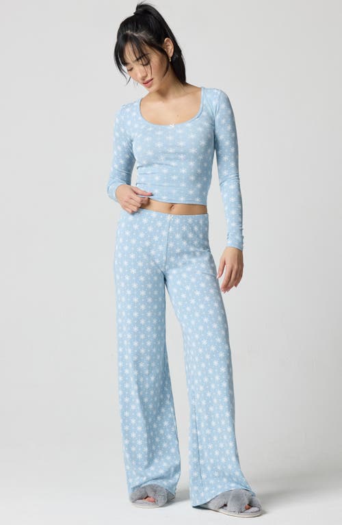 Florence By Mills Holidaze Rib Sleep Top In Blue