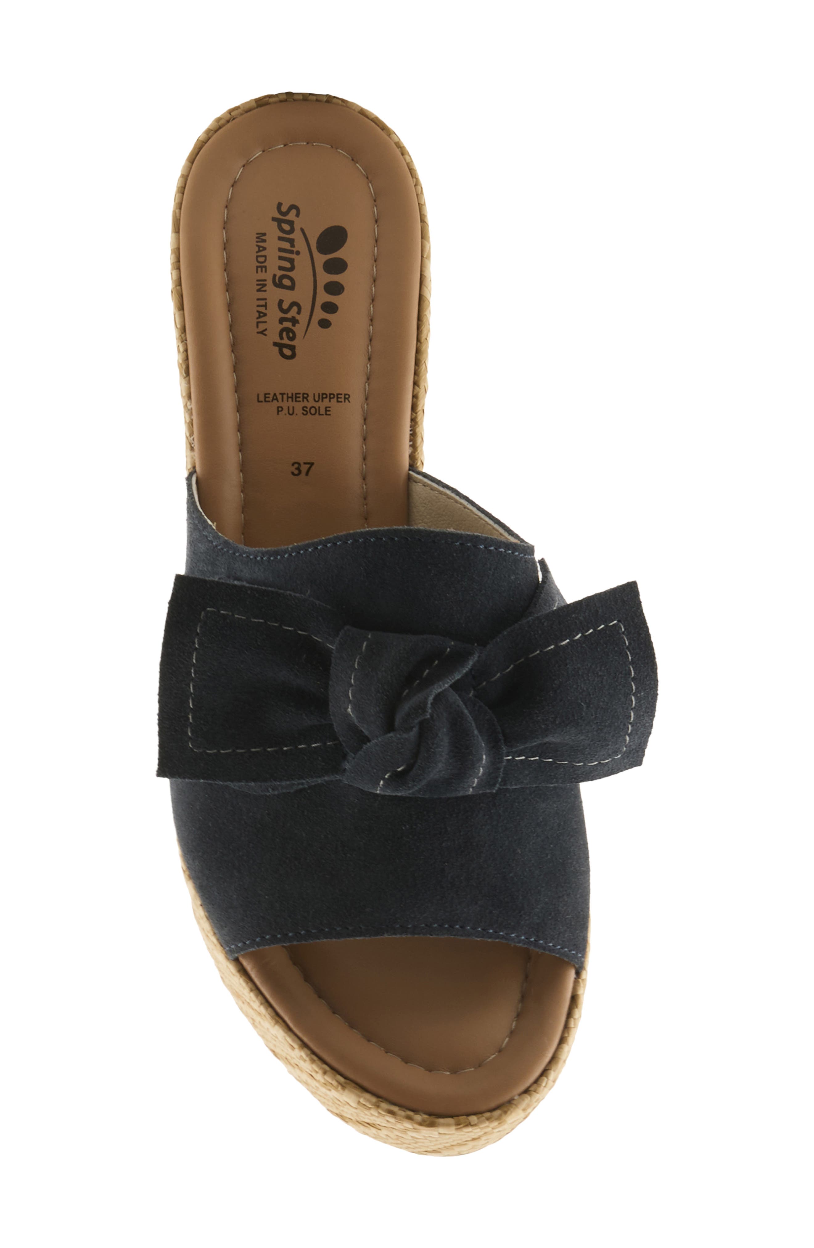 Ellyn Wedge Sandal, Alternate, color, NAVY SUEDE