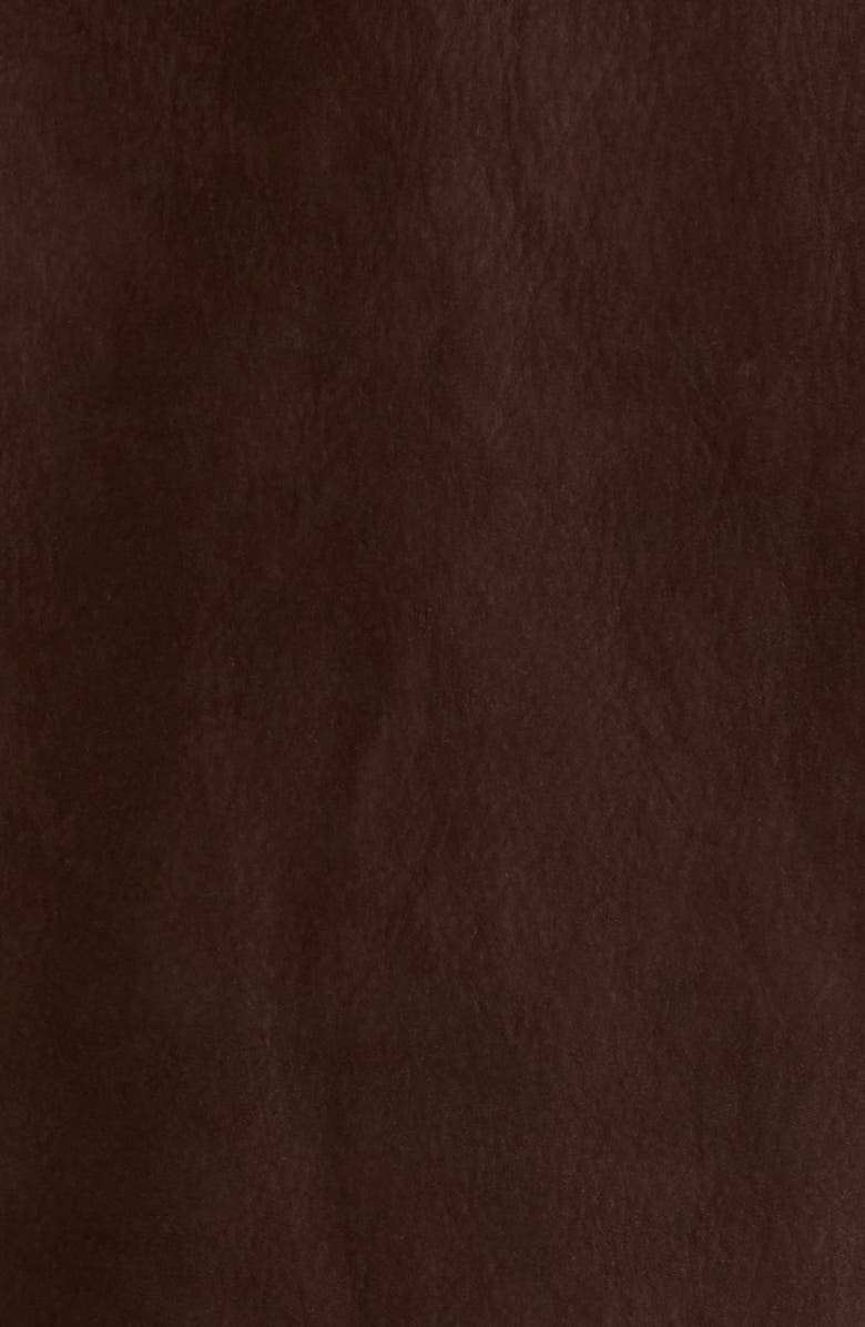 BOSS x Beckham Mordy Suede & Genuine Shearling Jacket, Alternate, color, Open Brown