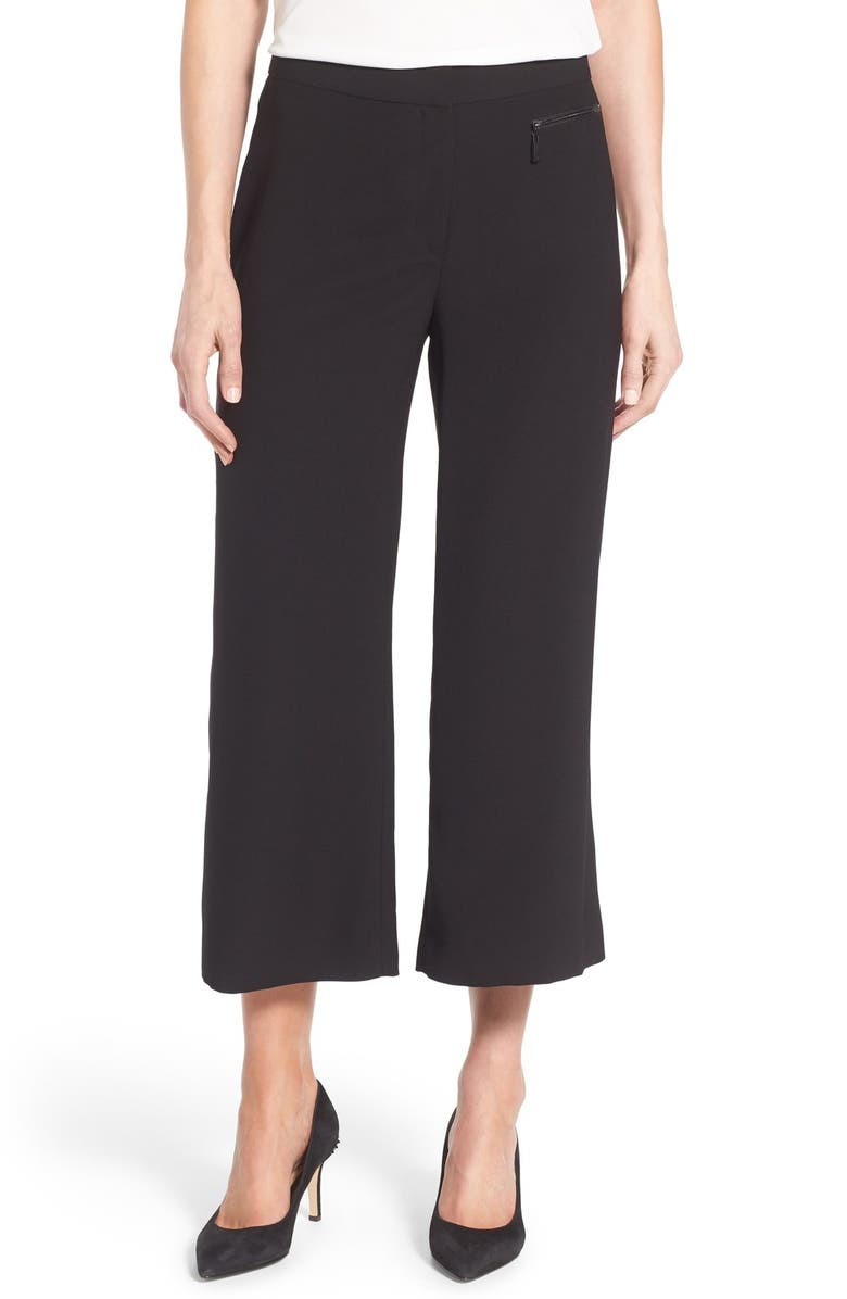 Vince Camuto Zip Pocket Culottes, Main, color, 