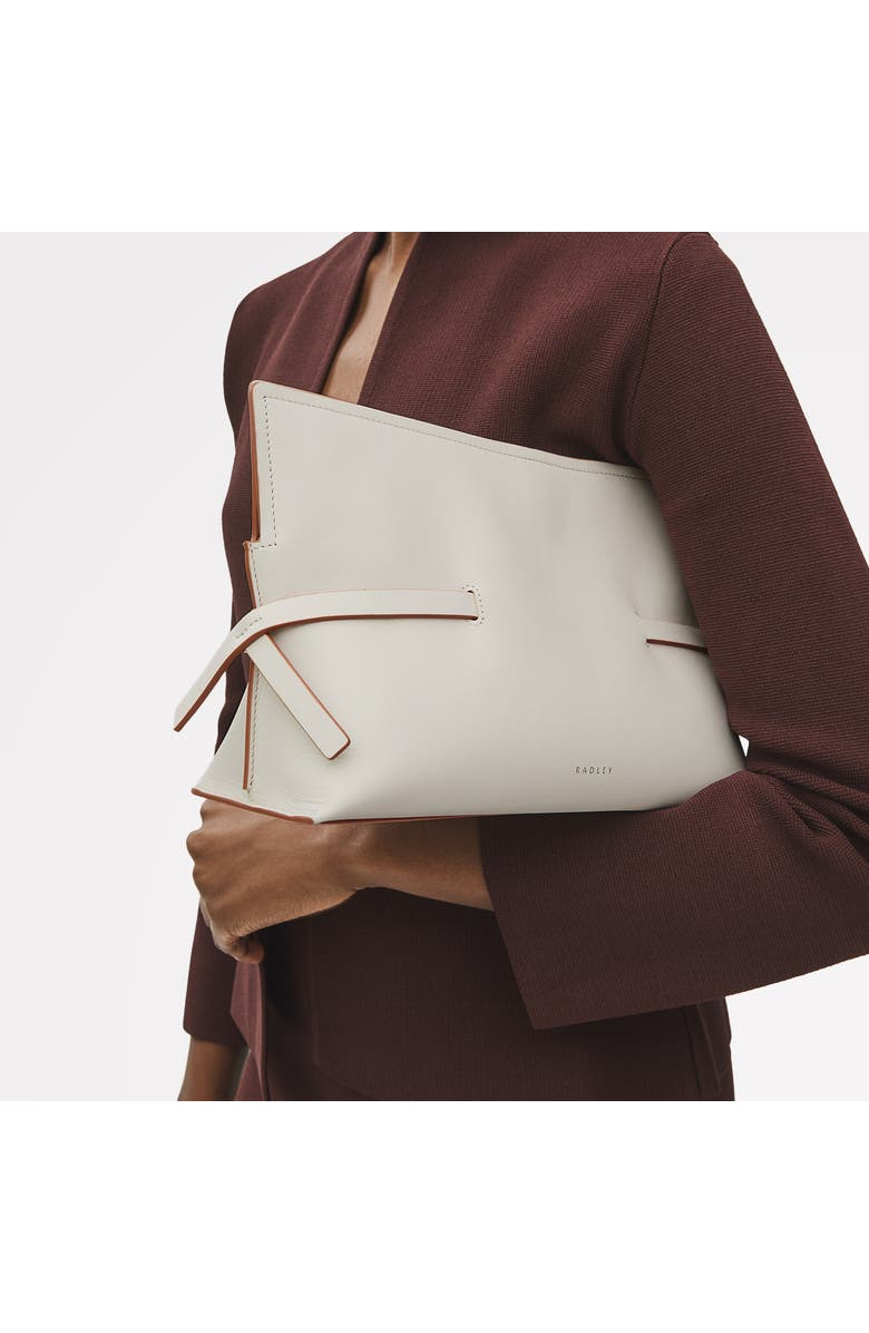 Radley Fleet Street Medium Open Top Clutch, Alternate, color, Chalk