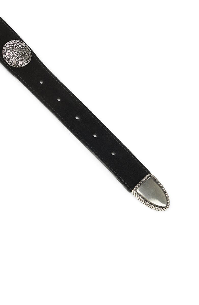 Fortela Suede Belt, Alternate, color, Black