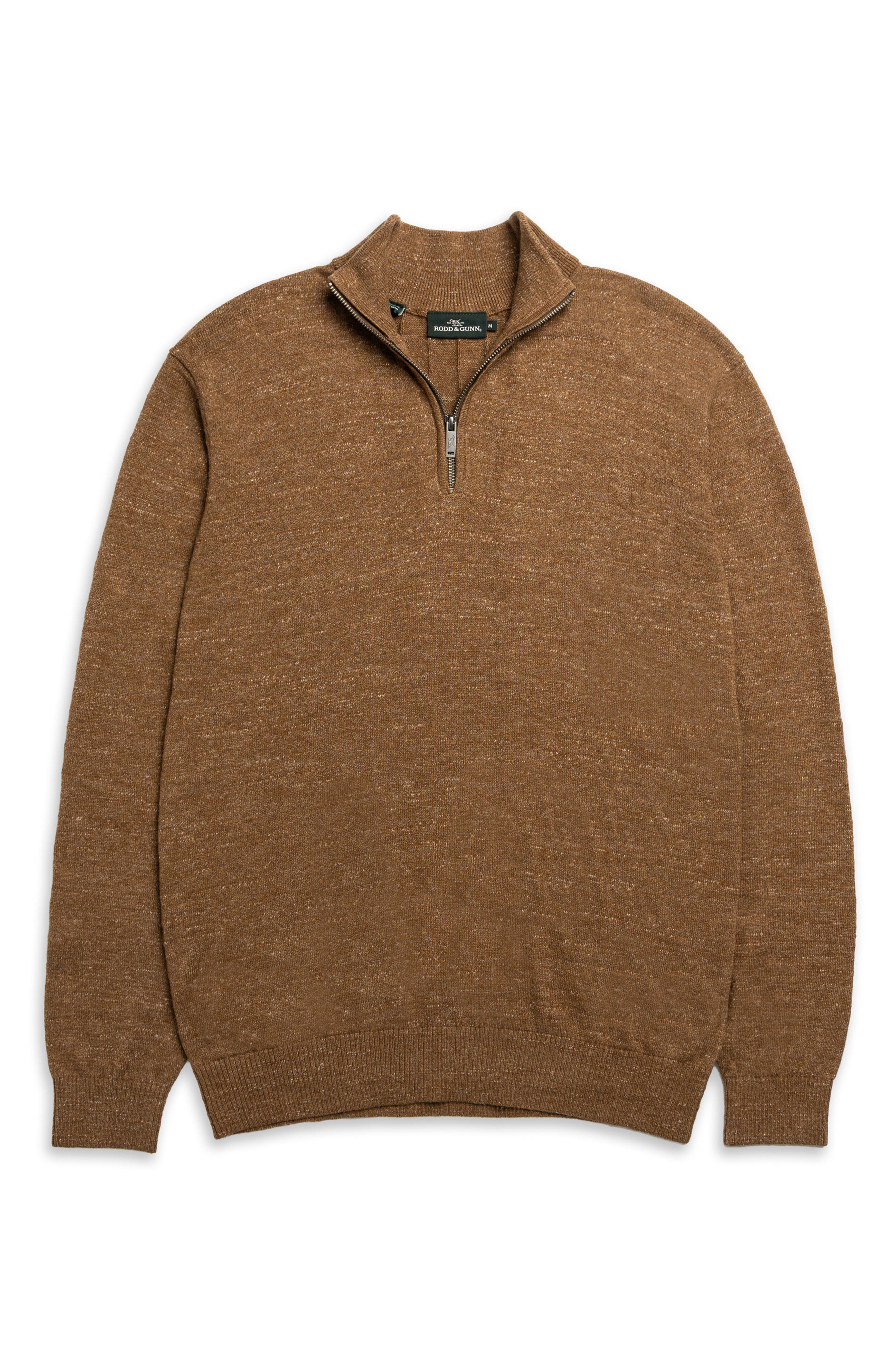 Fortrose Cotton Quarter Zip Sweater