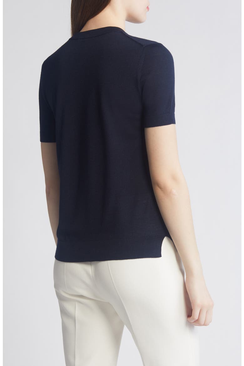 Falyssiasi Wool T-Shirt Sweater, Alternate, color, DK BU