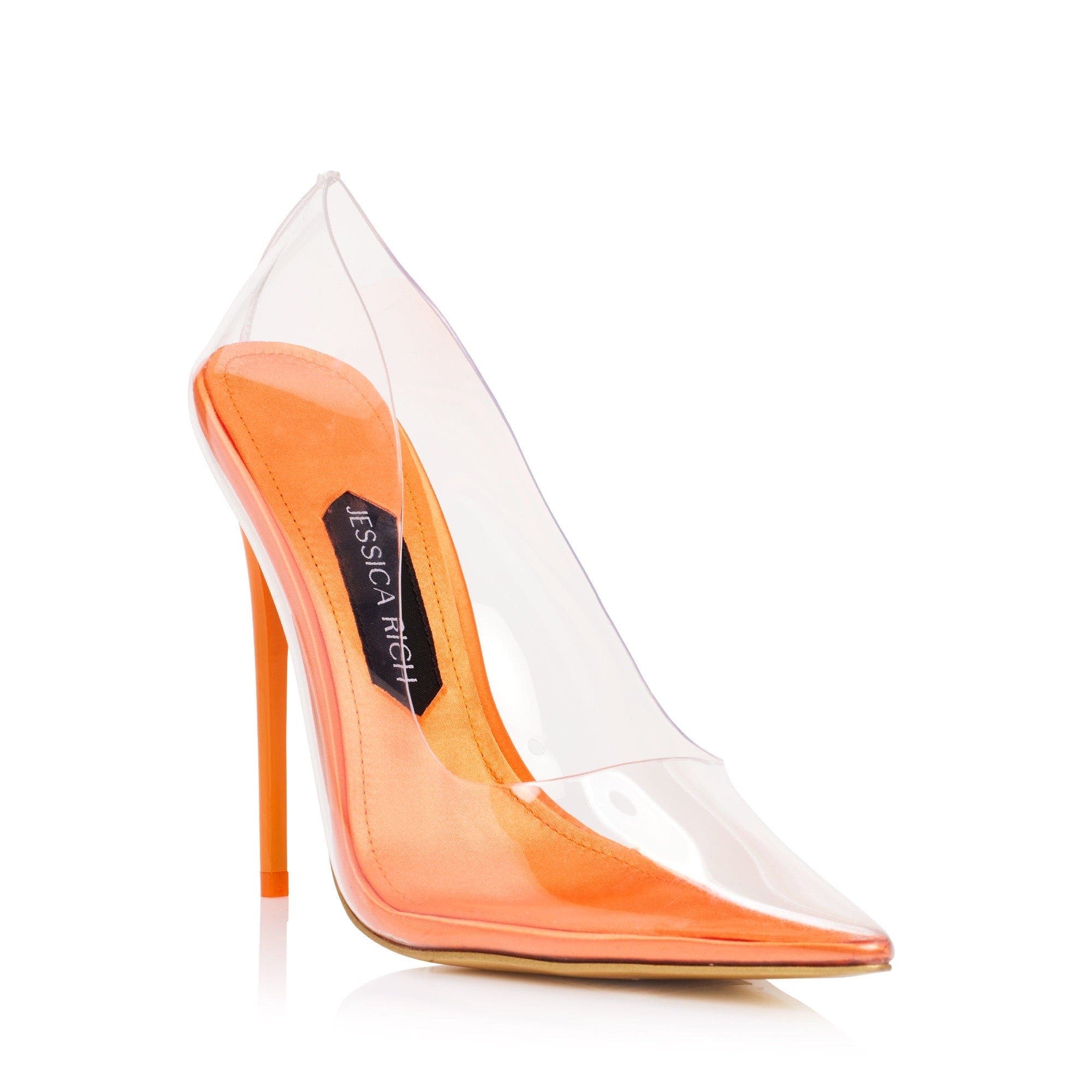JESSICA RICH Fancy Stiletto, Alternate, color, Orange