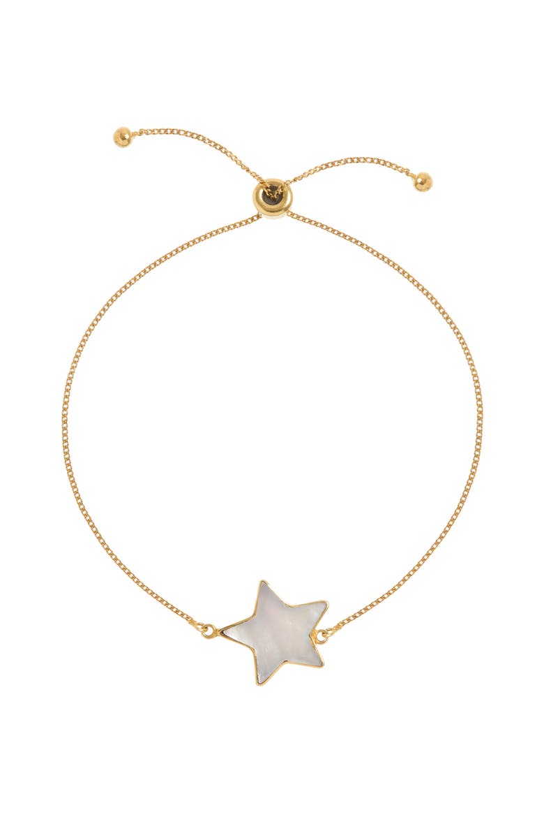 Adjustable Star Bracelet, Main, color, Gold