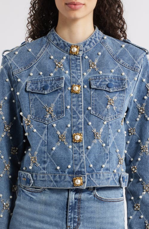 Nikki Lund Leyana Embellished Denim Jacket