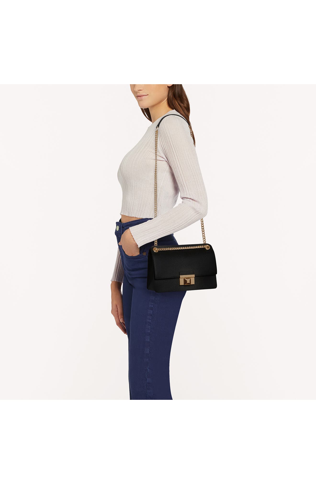 Venere Crossbody Bag, Alternate, color, NERO