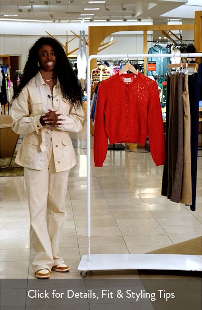 Cosette Pointelle Cardigan, sales video thumbnail