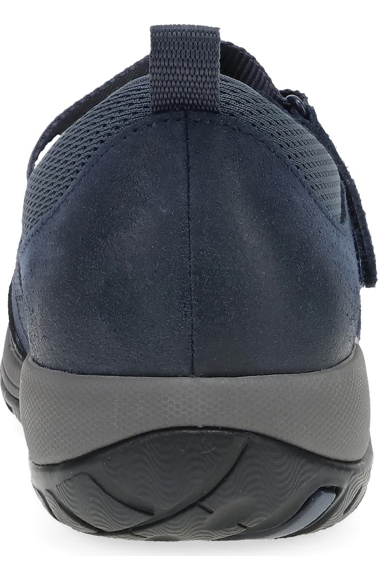 Dansko Primrose Flat, Alternate, color, Navy Burnished Suede