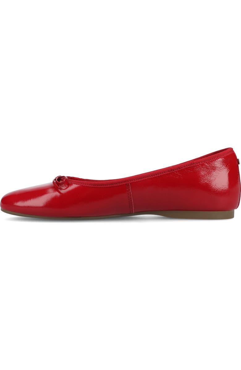 Birdies The Songbird Flat Patent Leather, Alternate, color, Red Patent
