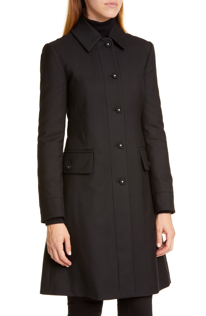 Burberry Angus Gabardine Coat, Alternate, color, 