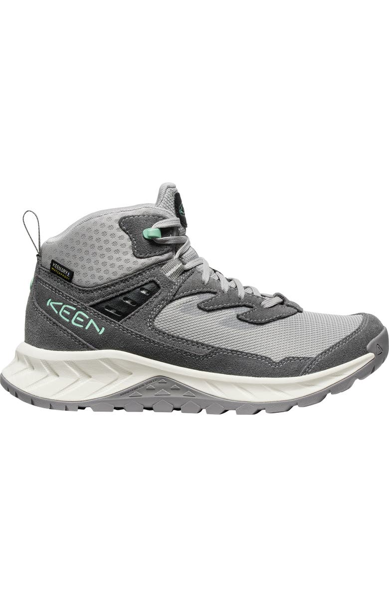 KEEN Hightrail Waterproof Mid Hiking Sneaker, Alternate, color, Alloy/ Lichen