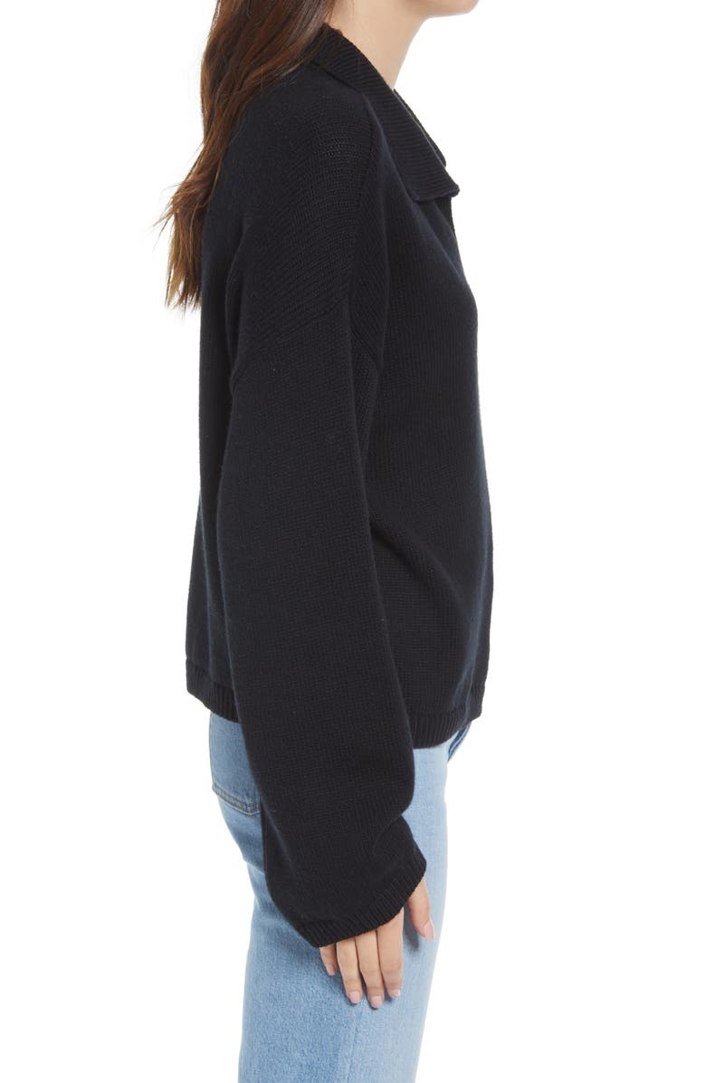 Treasure & Bond Johnny Collar Sweater, Alternate, color,