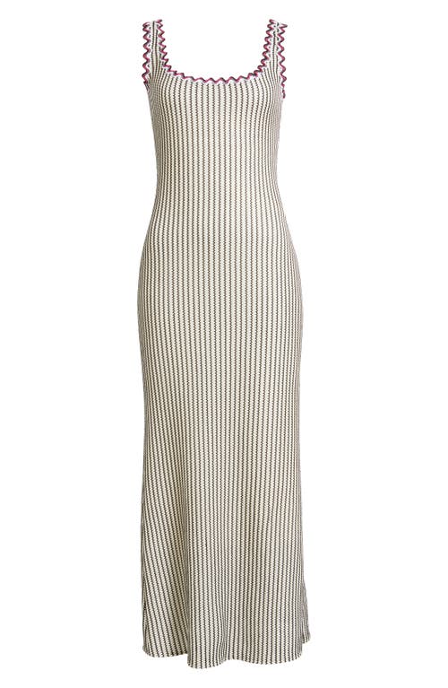 Saylor Vinia Maxi Dress In Black/creme