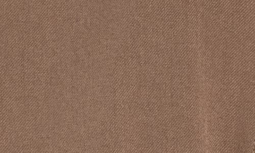 Max Studio Bubble Hem Crop Bomber Jacket In Brown