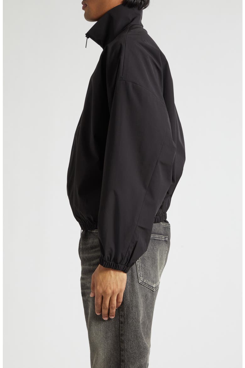 Relaxed Track Jacket, Alternate, color, BLACK BLACK
