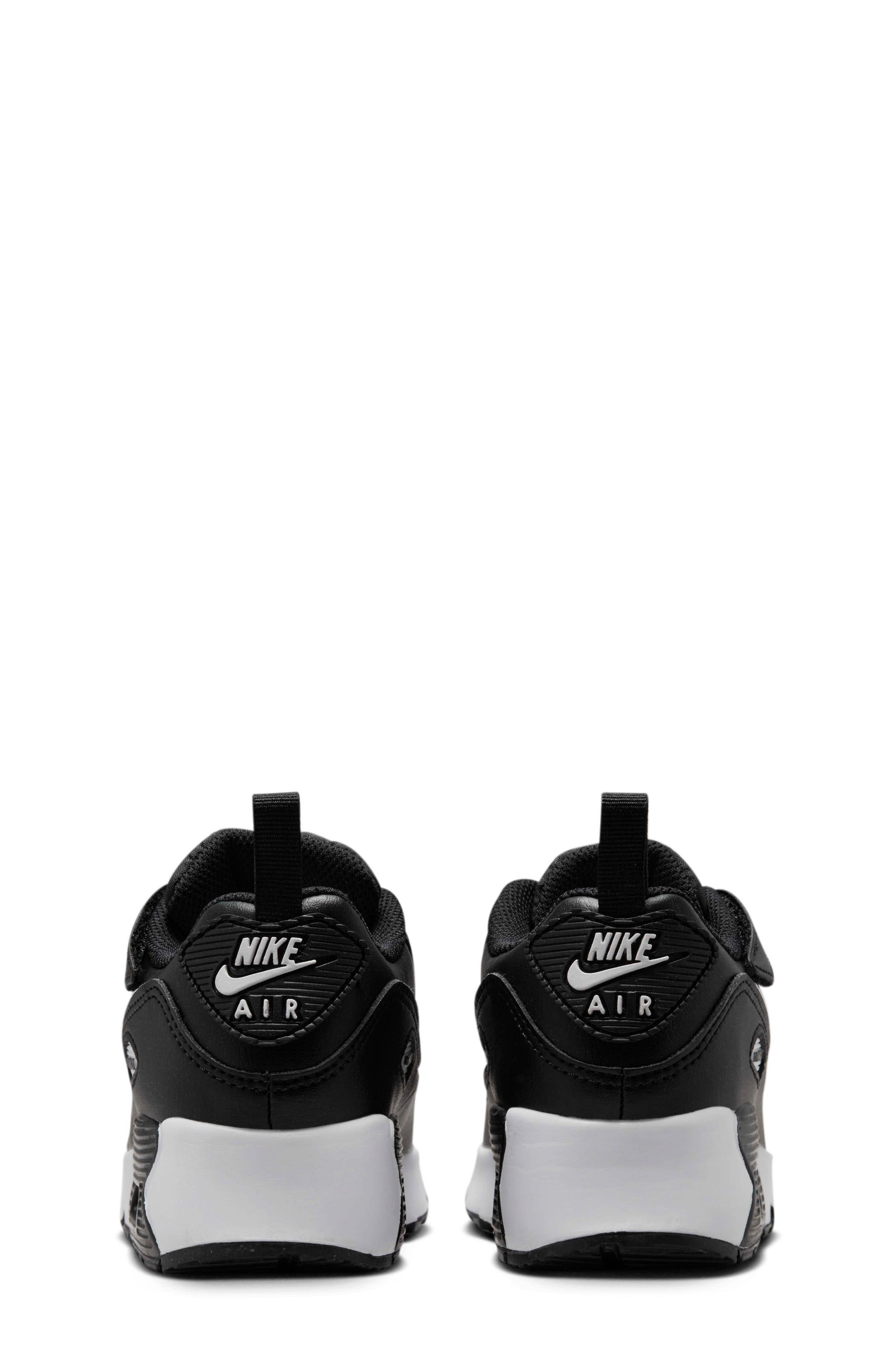 Air Max 90 Easy-On Sneaker, Alternate, color, 002 BLACK/BLACK/WHITE