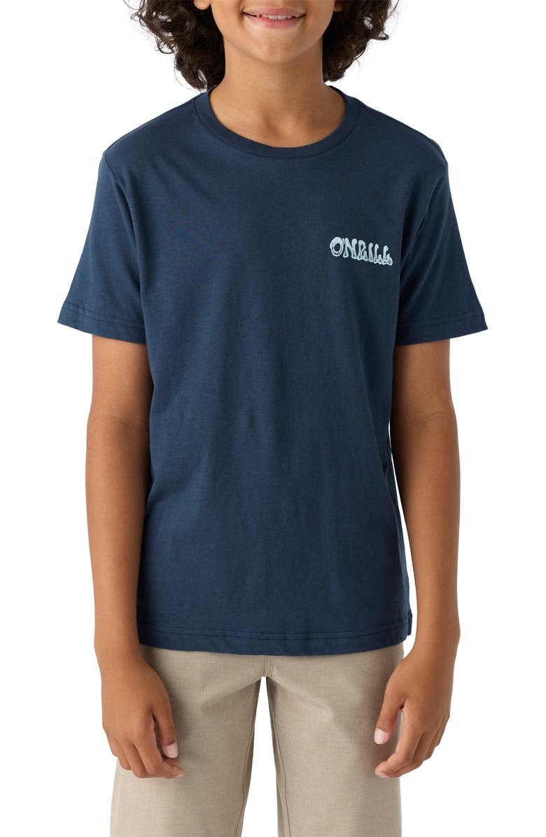 O'Neill Kids' One Night New Dreams Cotton Graphic T-Shirt, Main, color, 