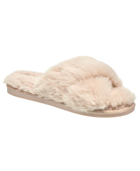 X-Band Faux Fur Slipper
