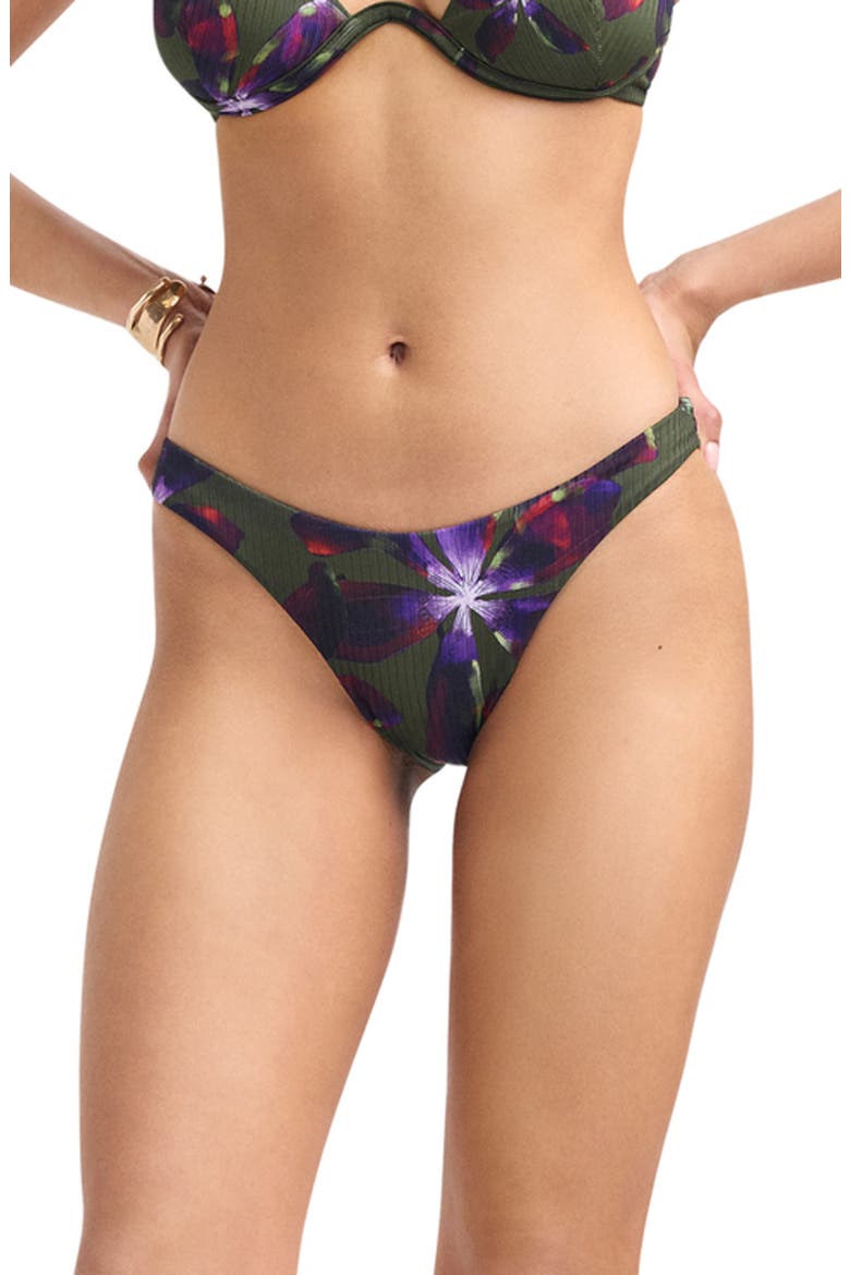 California High Leg Bikini Bottoms, Main, color, WATERCOLOR ORCHID