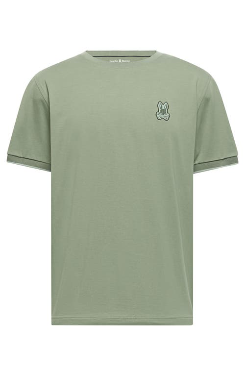 PSYCHO BUNNY PSYCHO BUNNY NEW CASTLE BUNNY APPLIQUÉ T-SHIRT